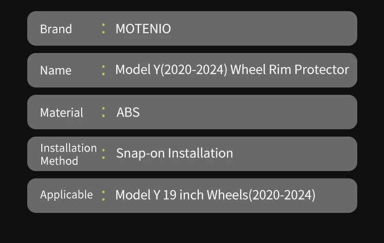 Design for Tesla Model Y 2020-2024 Wheel Protecto