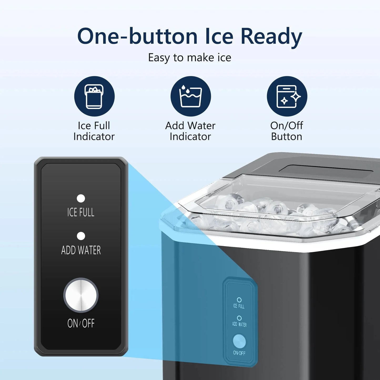 SIMZLIFE Ice Maker Countertop