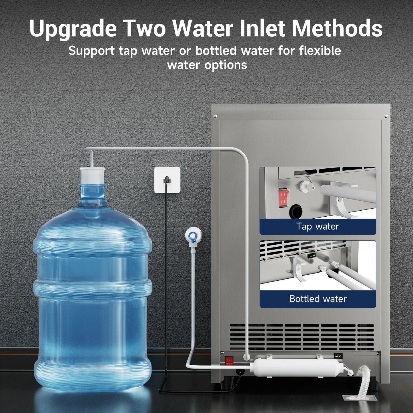 Commercial Ice Maker Machine Stainless Steel