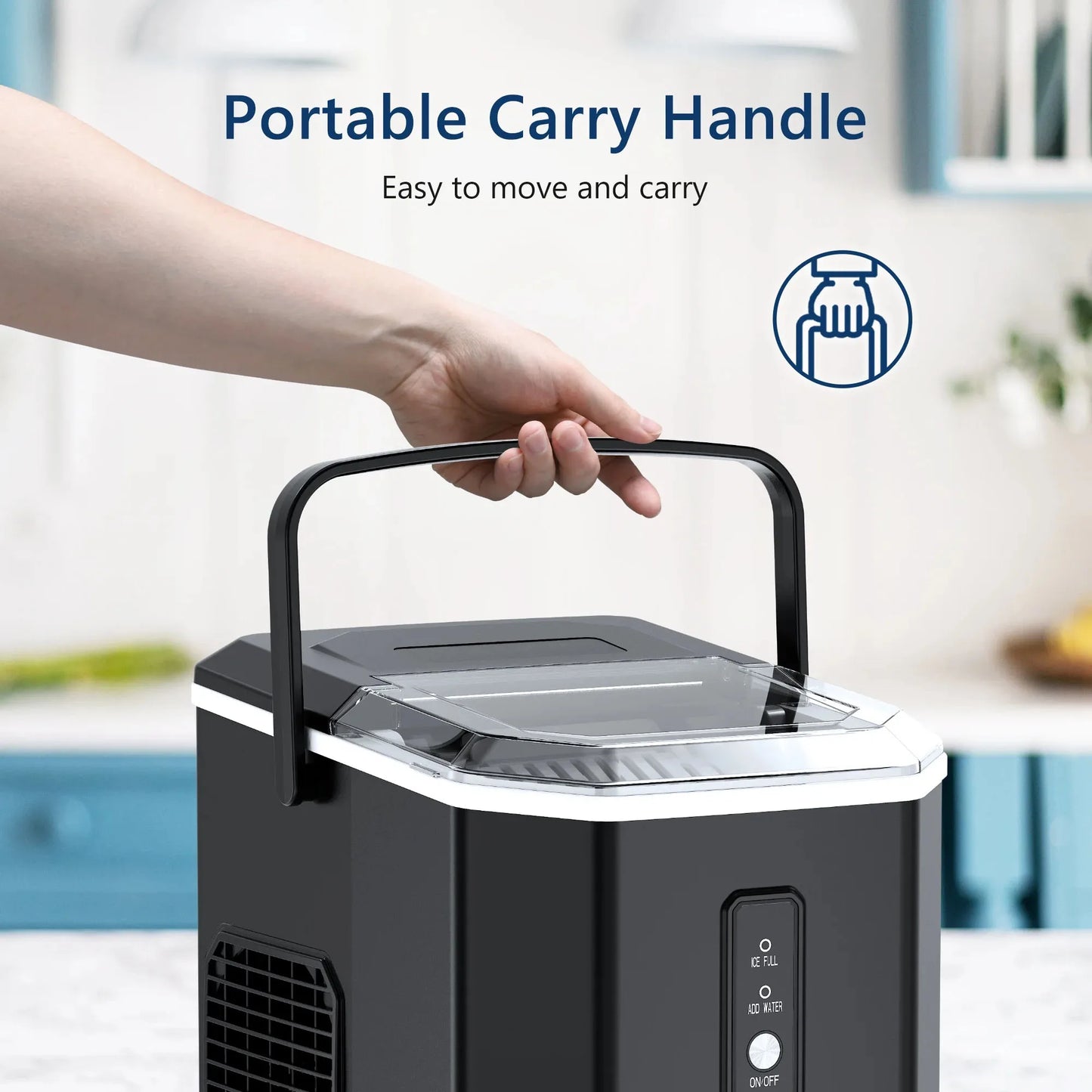 SIMZLIFE Ice Maker Countertop