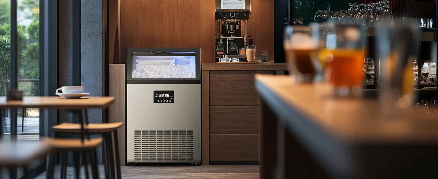 Commercial Ice Maker Machine Stainless Steel