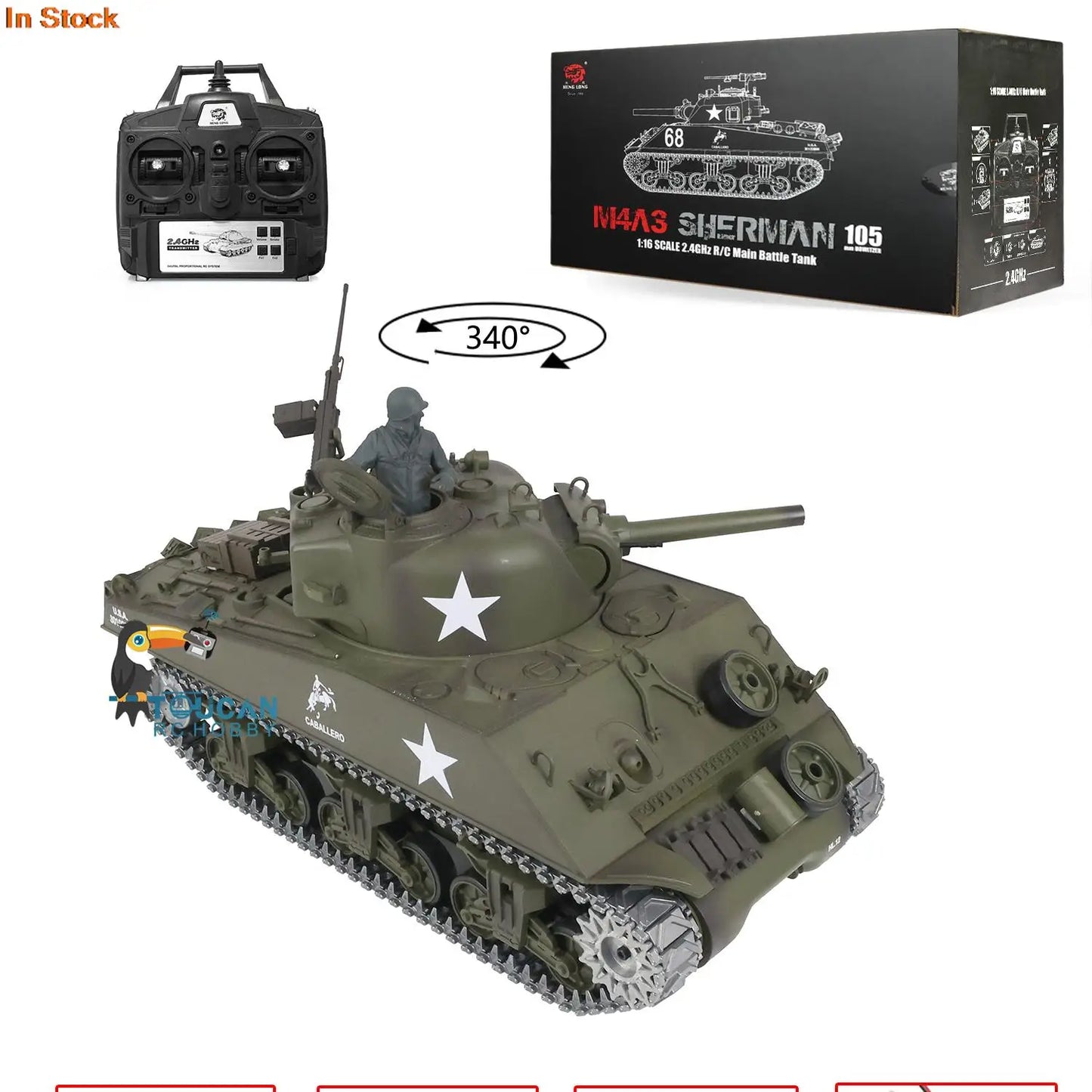RC Tank 7.0 Upgraded M4A3 Sherman