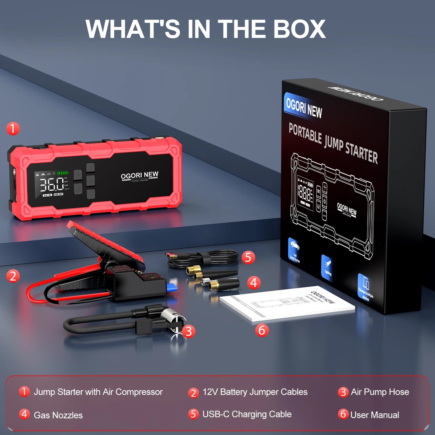 Car Jump Starter 4000A/7000A
