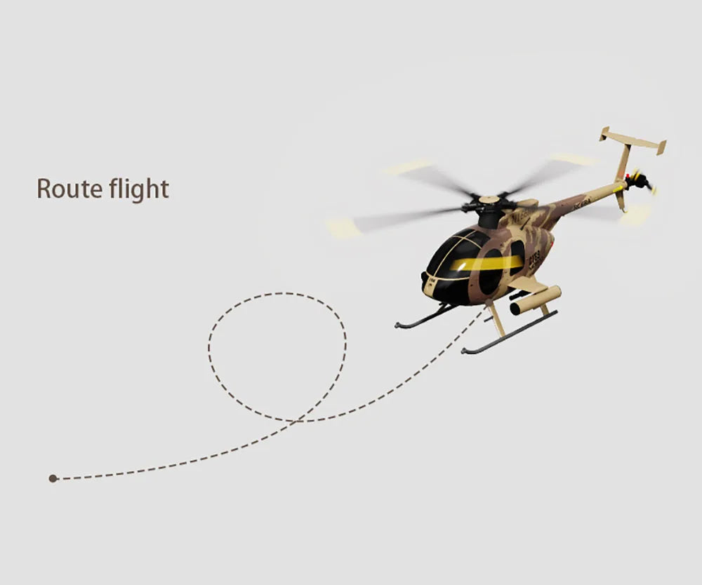 RC Fixed Height Single Blade Flybarless Helicopter