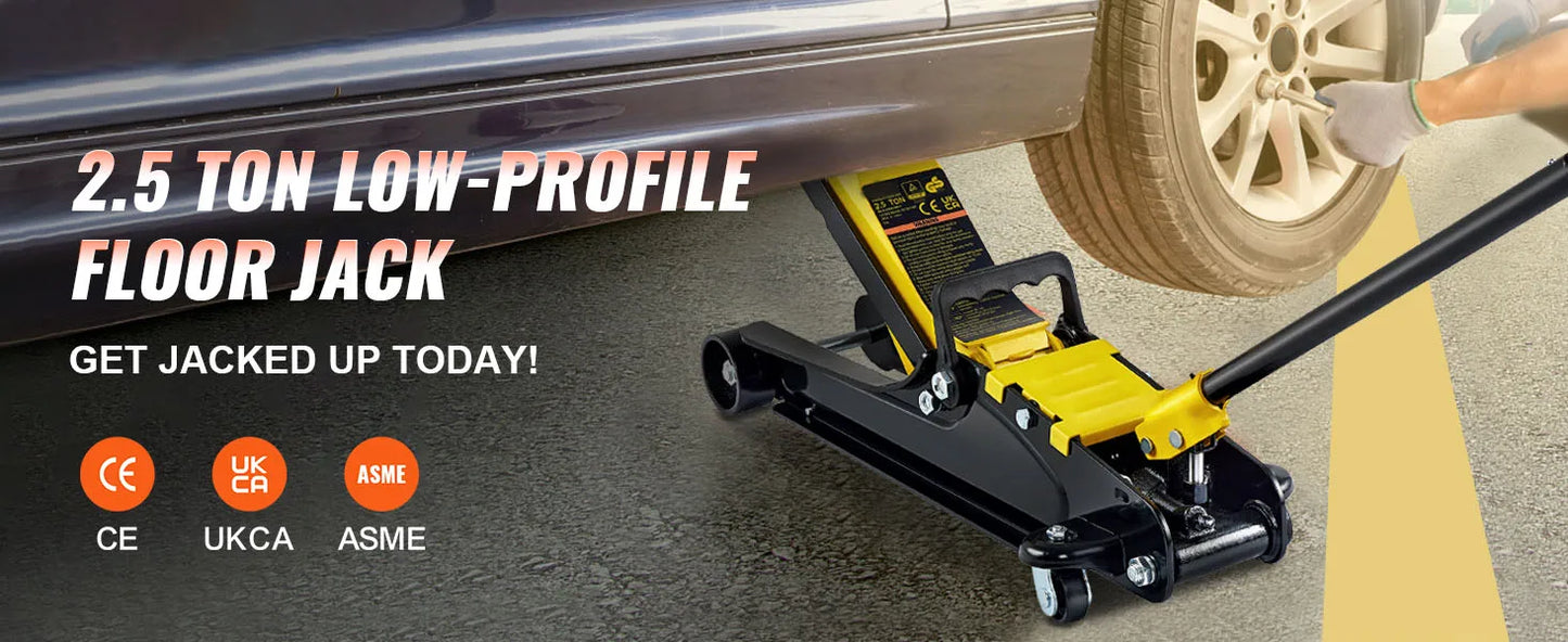SucceBuy 2.5T Floor Hydraulic Jack Pneumatic