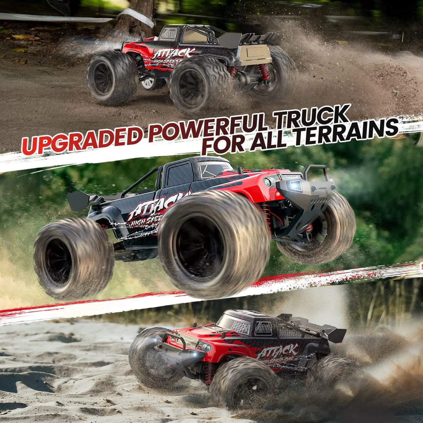 RC 4x4 Off-Road Monster, Kids/Adults.