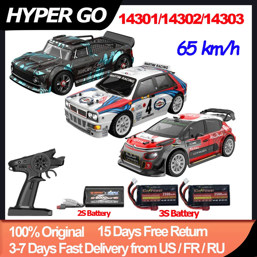 HYPER GO Car Brushless Remote Control 65km