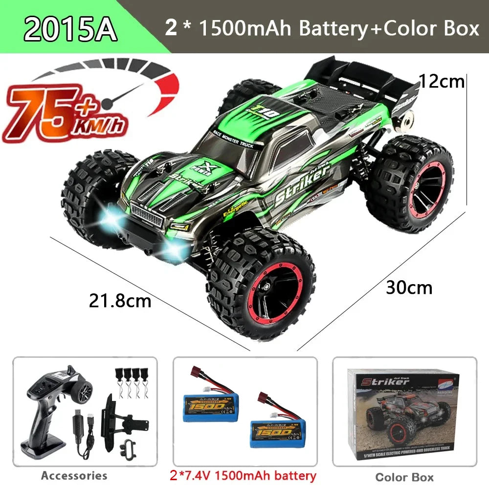 4WD RC Brushless High Speed Drift Monster