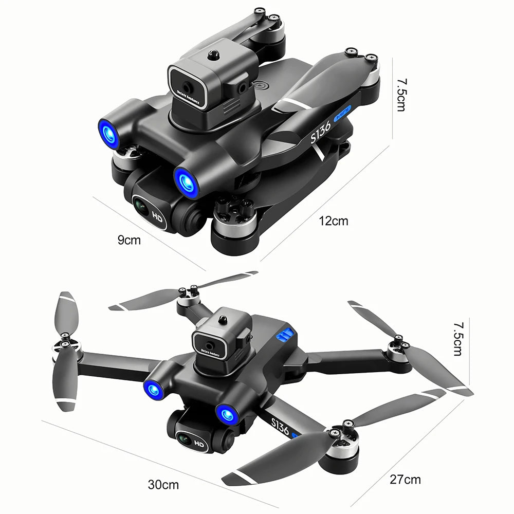 DUAL Camera Aerial Photography RC Drone