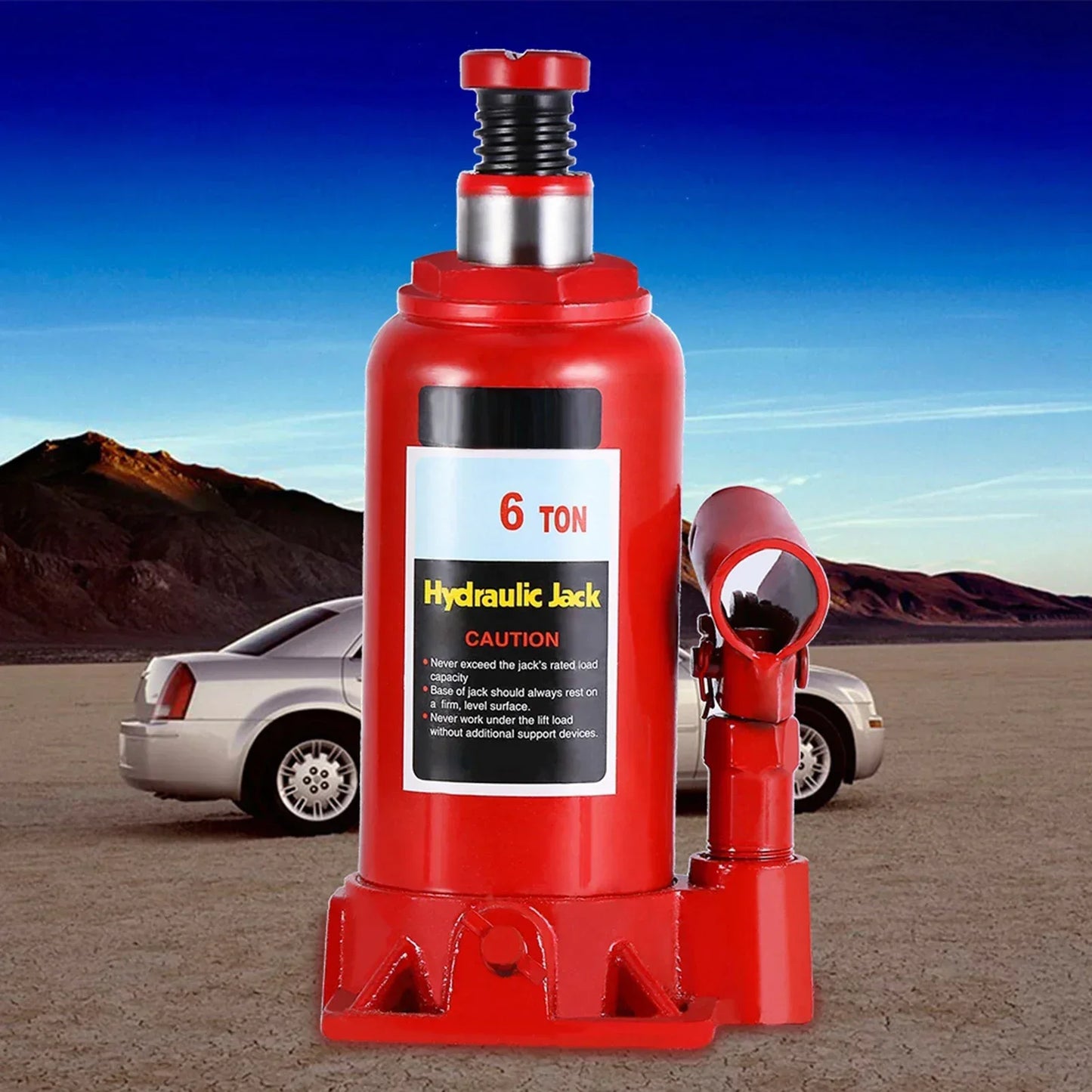 6T Heavy Duty Hydraulic Bottle Jack Lifting