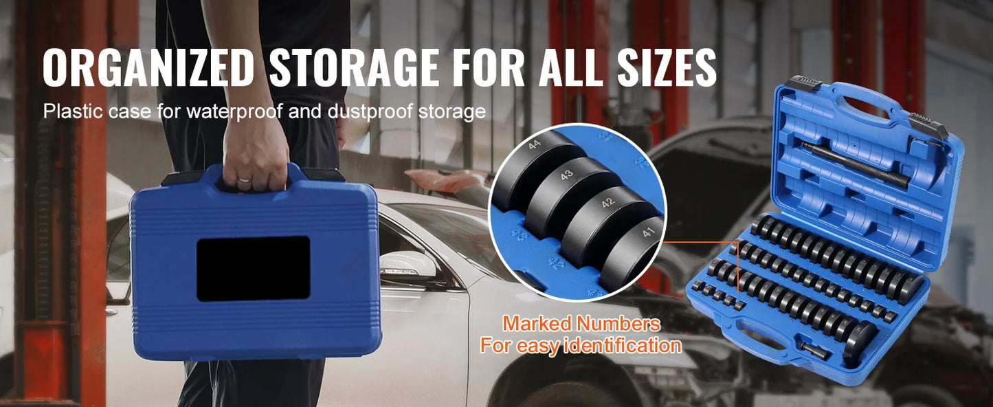 SucceBuy 52PCS Custom Bushing Bearing&Seal Driver Set