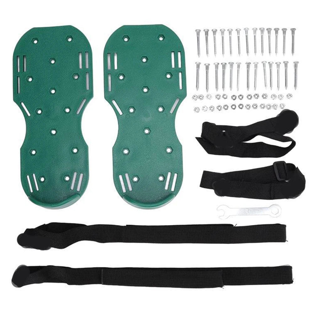 2pcs Universal Lawn Aerator Shoes with Adjustable Strap