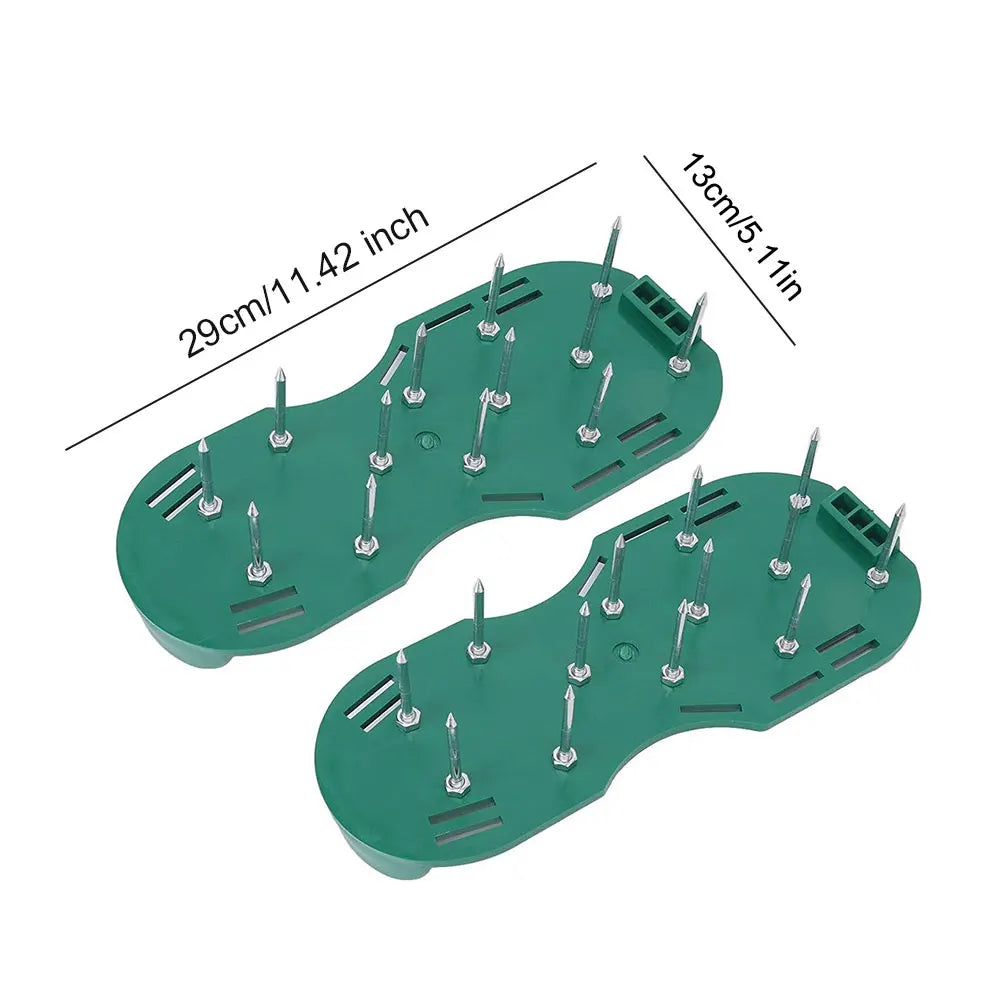 2pcs Universal Lawn Aerator Shoes with Adjustable Strap