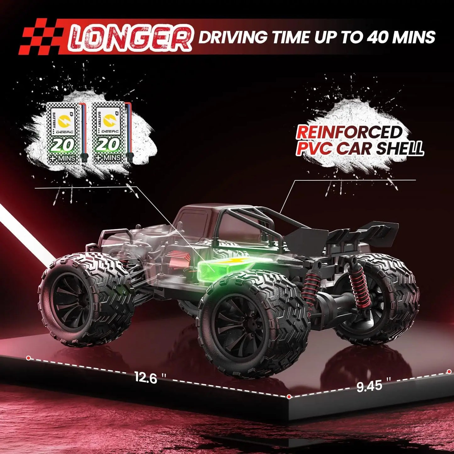 RC 4x4 Off-Road Monster, Kids/Adults.