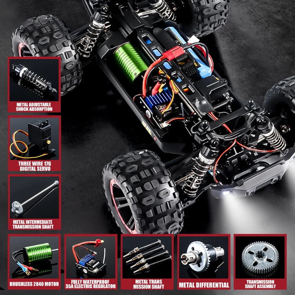 4WD RC Brushless High Speed Drift Monster