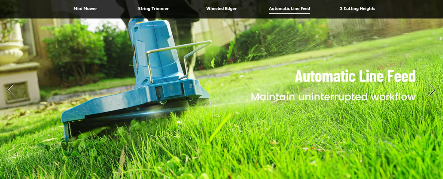 Seesii Electric String Trimmer Leaf Blower Combo