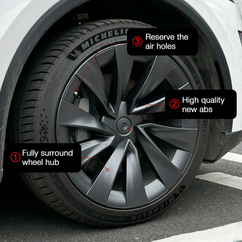 4PCS Wheel Cover 20 Inch for Tesla Model Y