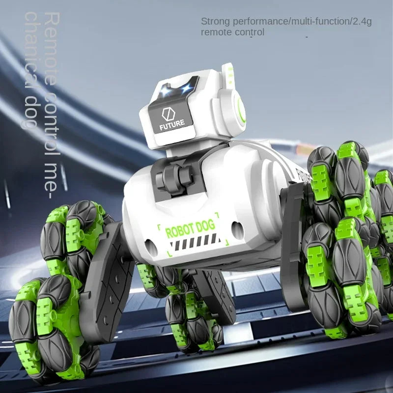 RC Robot Spray Dog Lights Music