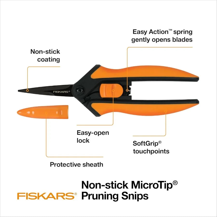 Pruning Snips 6 Garden Shears with Comfort Grip