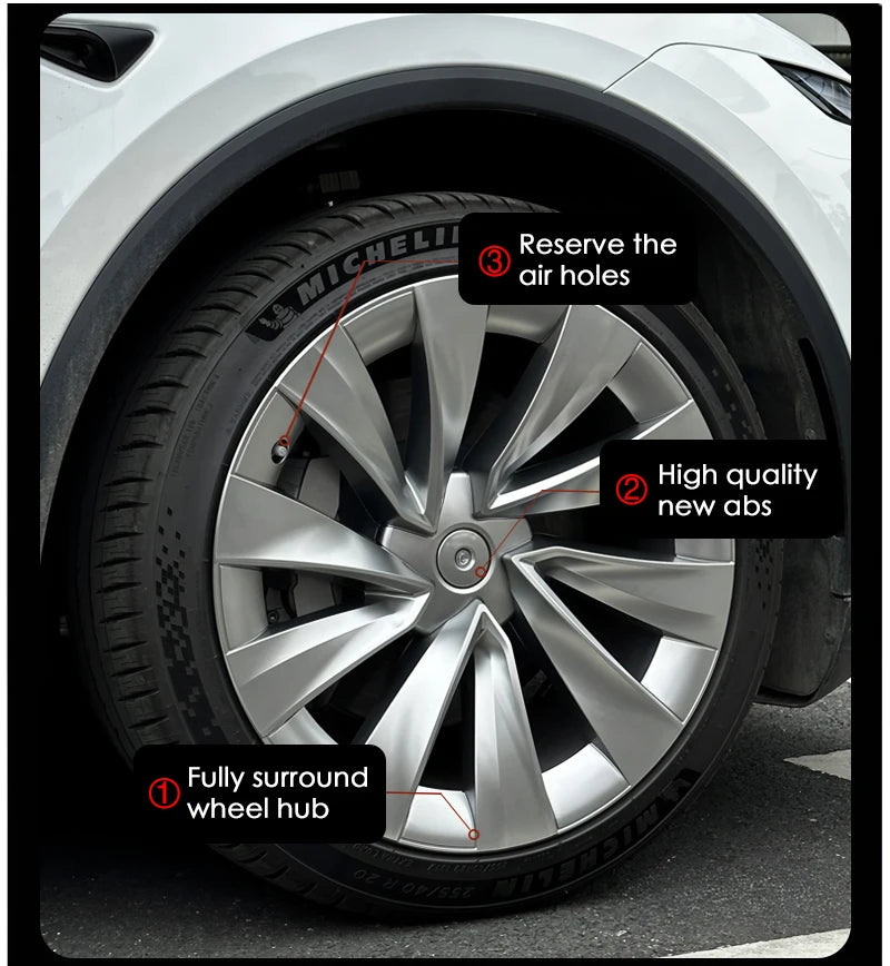 4PCS Wheel Cover 20 Inch for Tesla Model Y