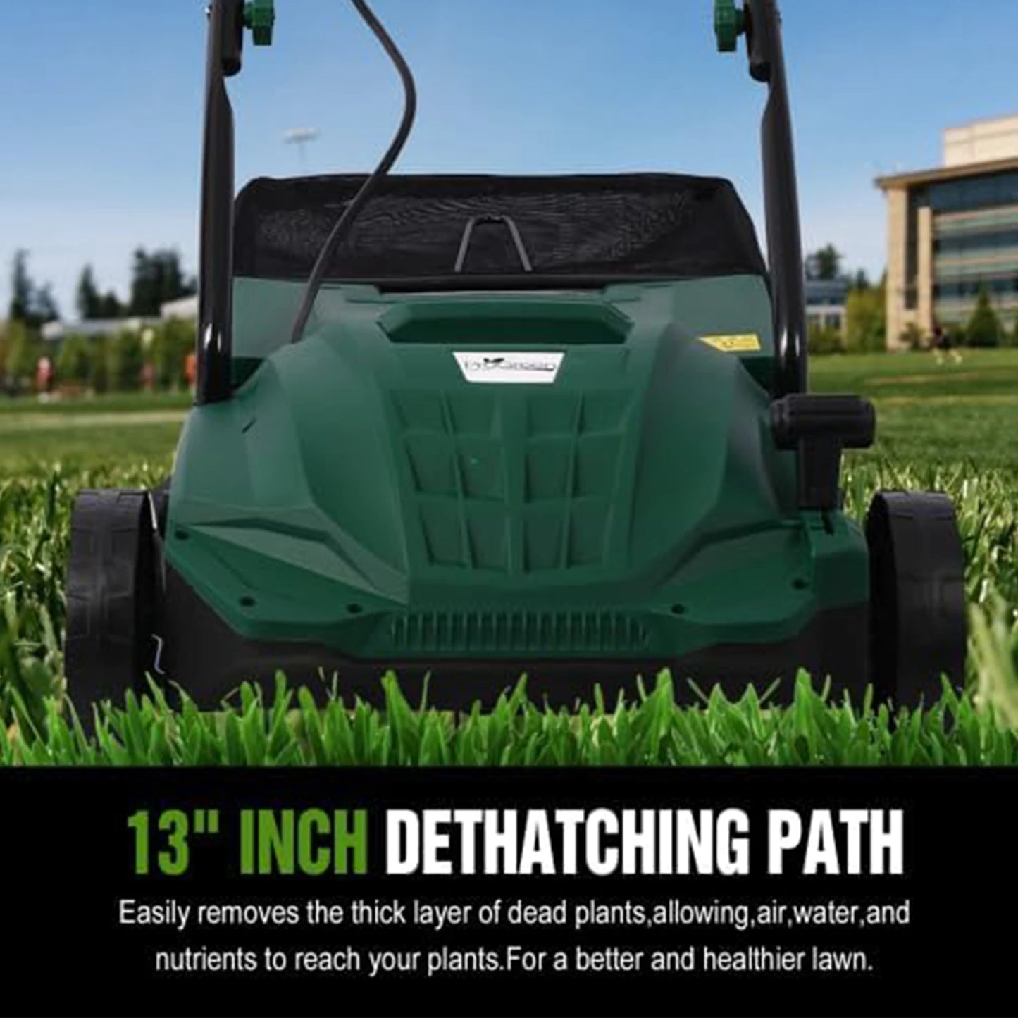 2-in-1 Electric Garden Scarifier & Dethatche