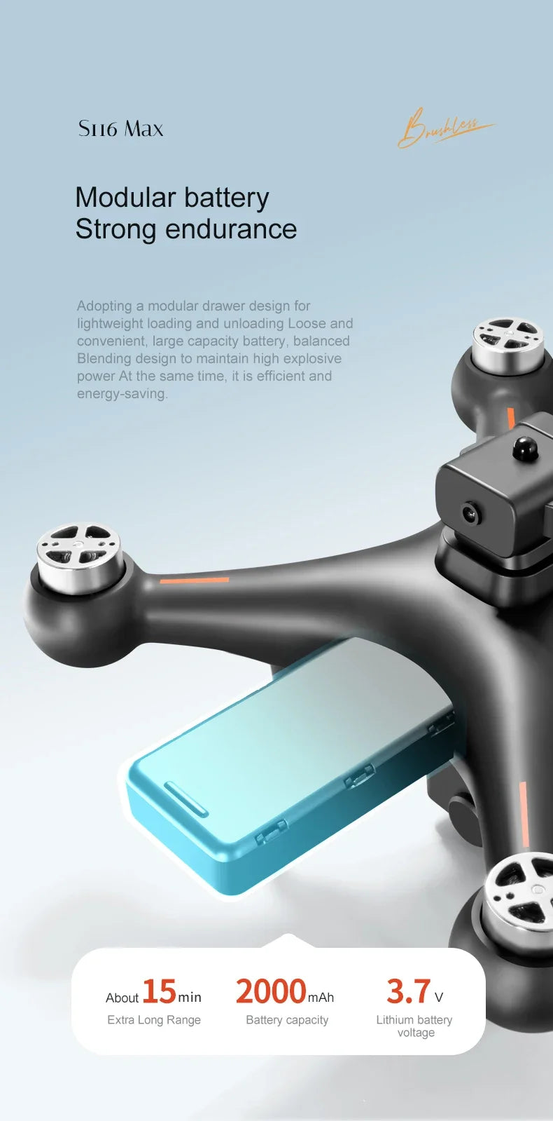 MAX Drone Professional 3 Batteries 8K Dual Camera Optica
