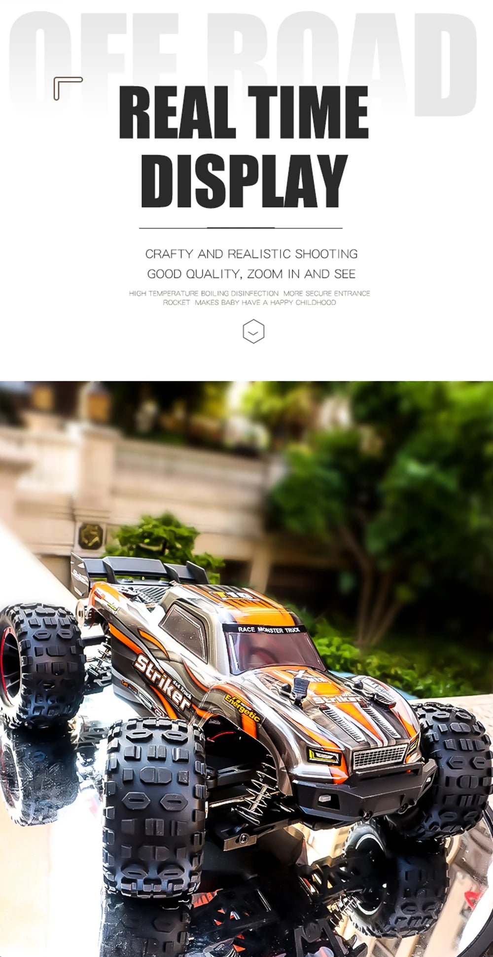 4WD RC Brushless High Speed Drift Monster