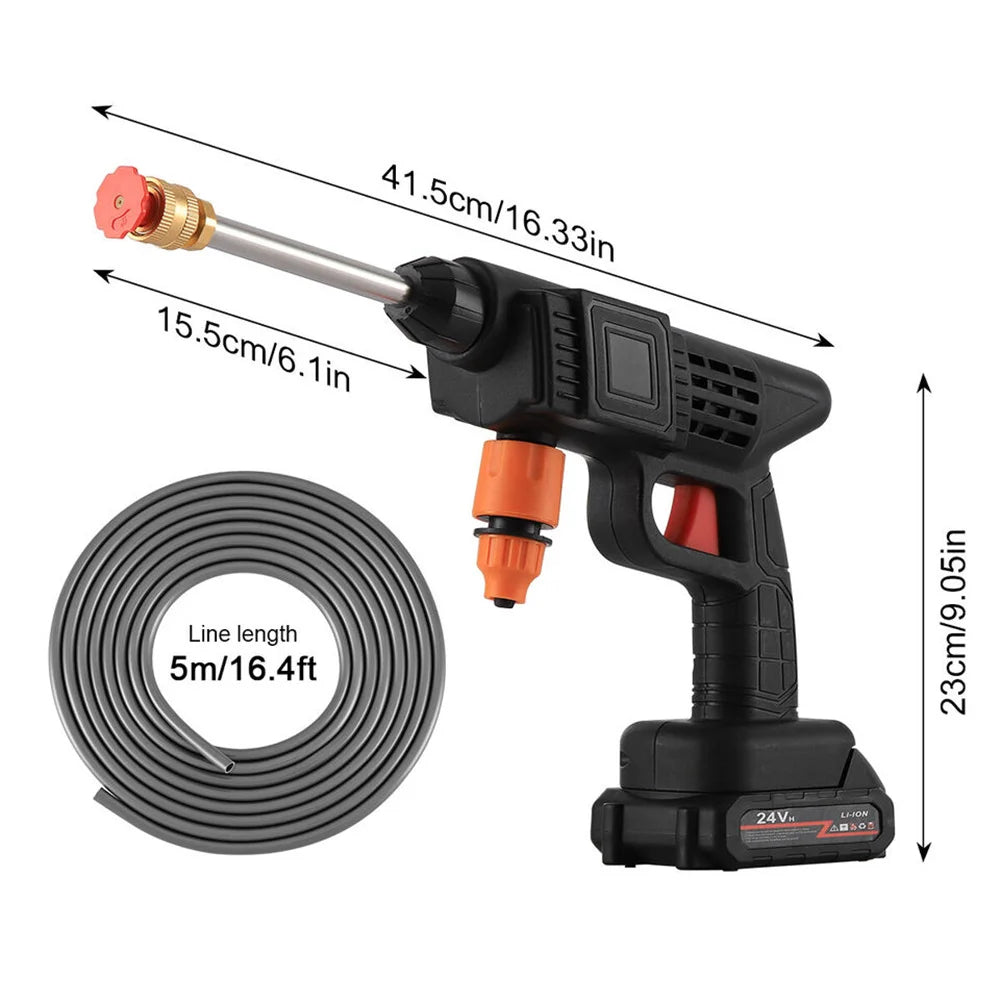300W 30Bar Cordless High Pressure Car Washer Spray
