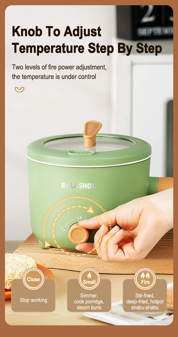 220V/110V Electric Rice Cooker Multifunctional Stew Pan