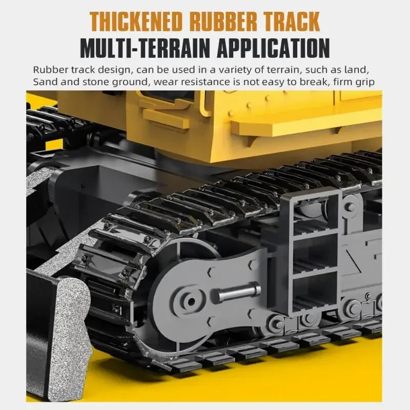 RC Spray Excavator Truck Simulation Sound Led