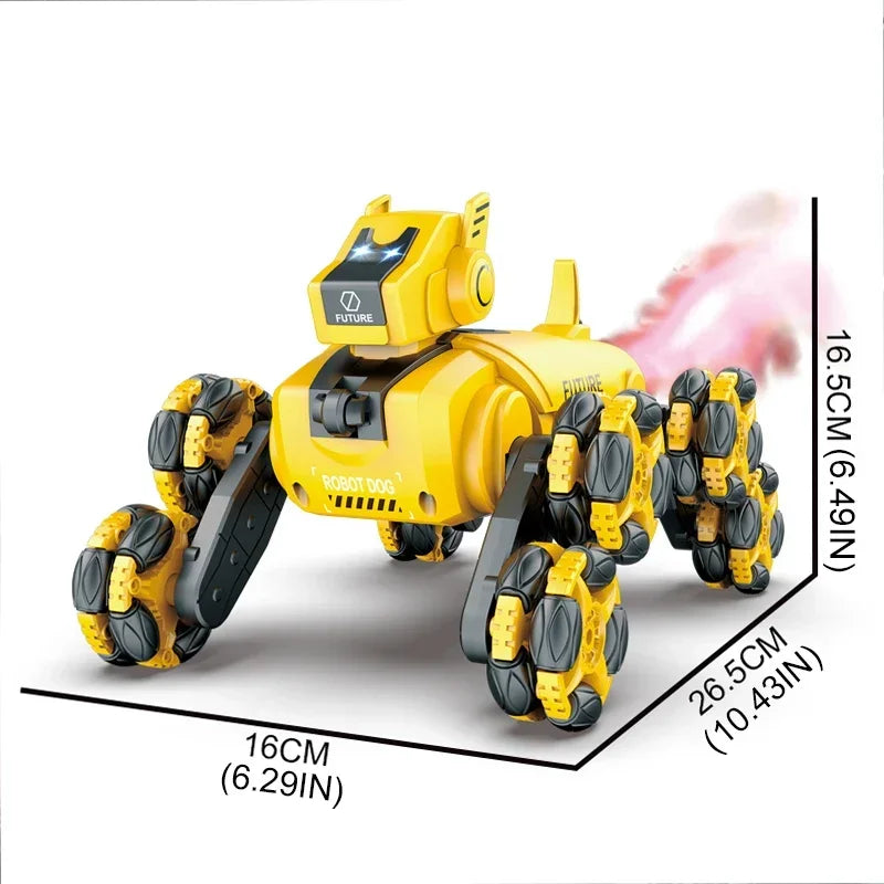 RC Robot Spray Dog Lights Music