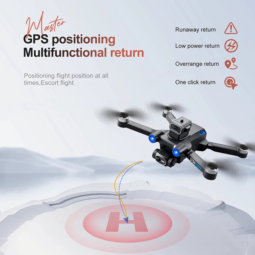 DUAL Camera Aerial Photography RC Drone
