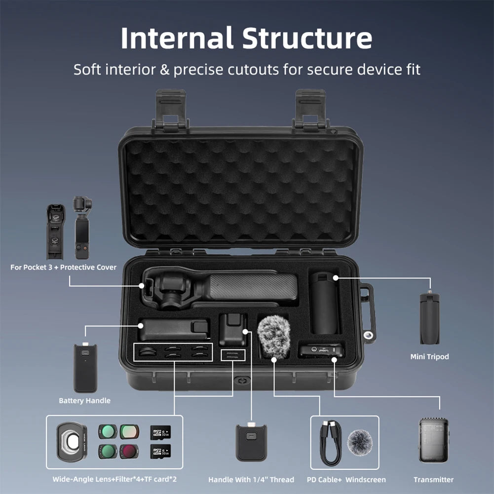For DJI Osmo Pocket 3 Hard Case Hard