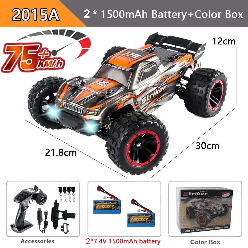 4WD RC Brushless High Speed Drift Monster