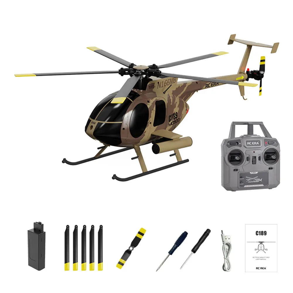 RC Fixed Height Single Blade Flybarless Helicopter