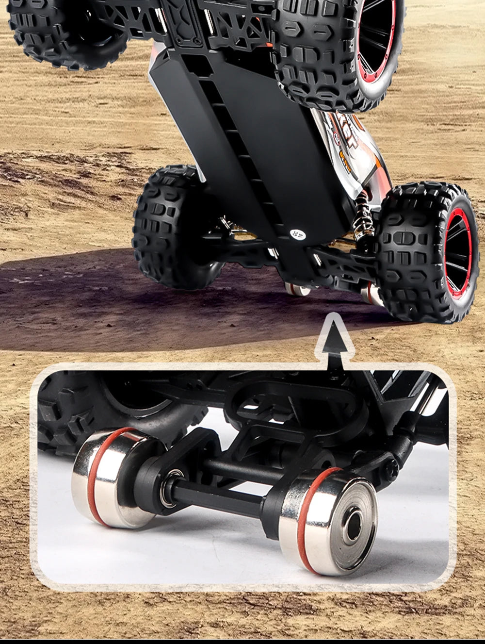 4WD RC Brushless High Speed Drift Monster