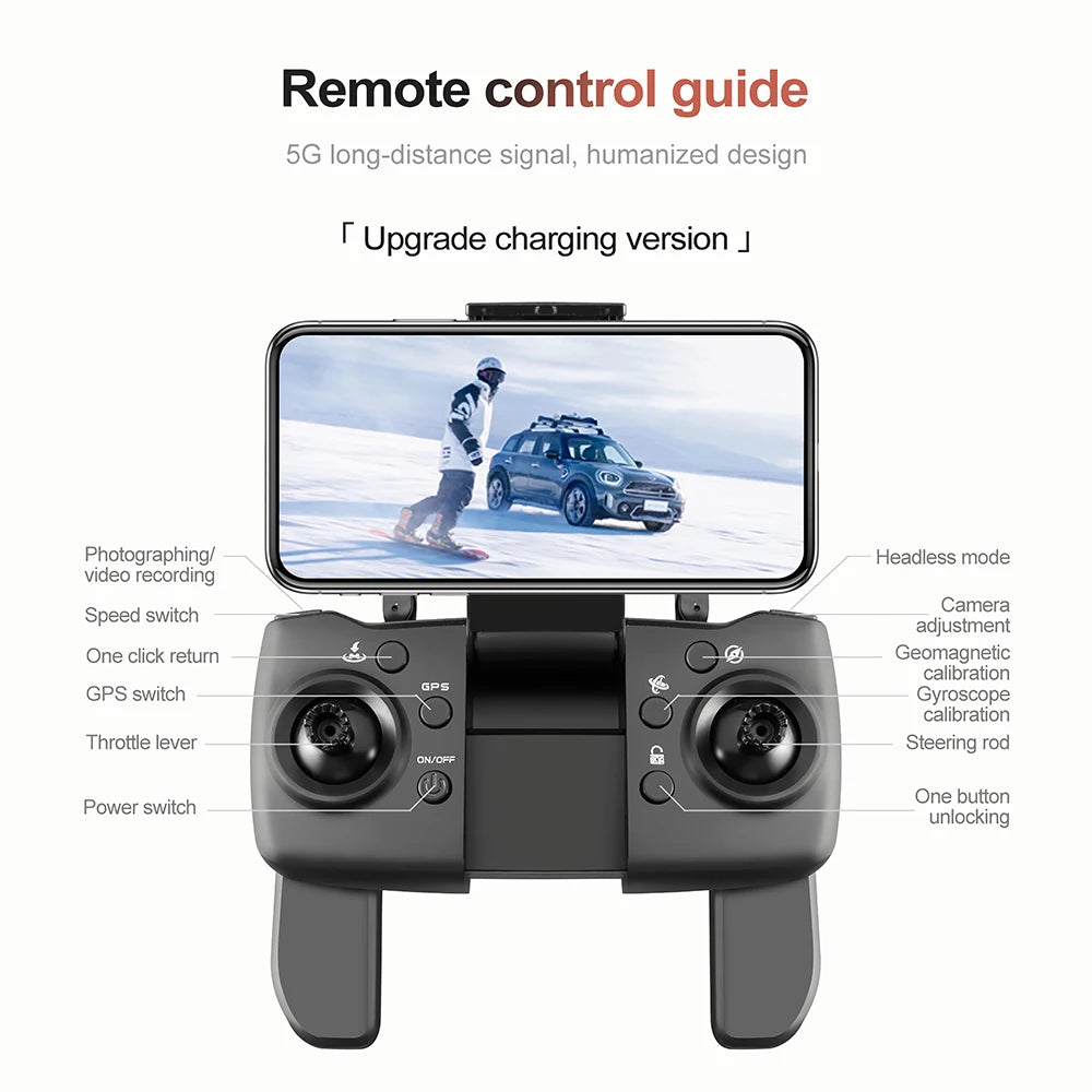 DUAL Camera Aerial Photography RC Drone
