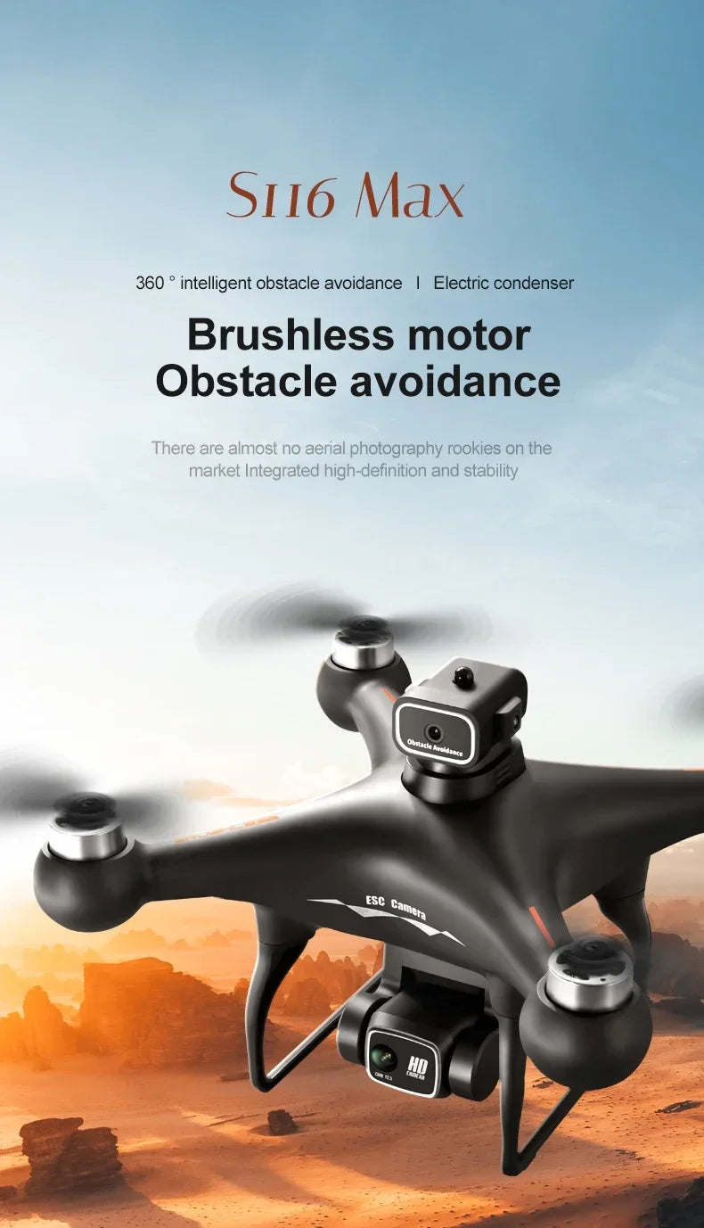 MAX Drone Professional 3 Batteries 8K Dual Camera Optica