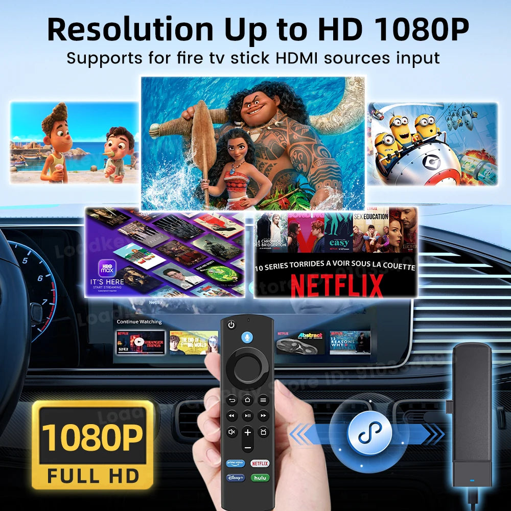 2025 New CarlinKit FireDrive Link For Amazon Fire TV Stick