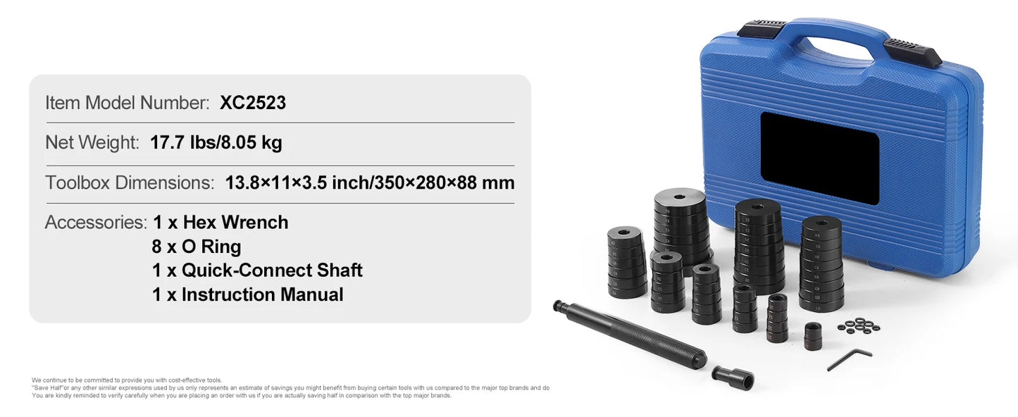 SucceBuy 52PCS Custom Bushing Bearing&Seal Driver Set