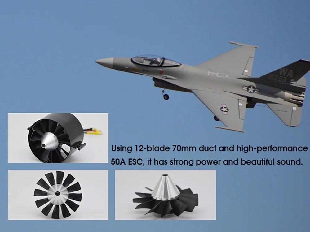 EDF Plane Jet F16 Fighting Falcon
