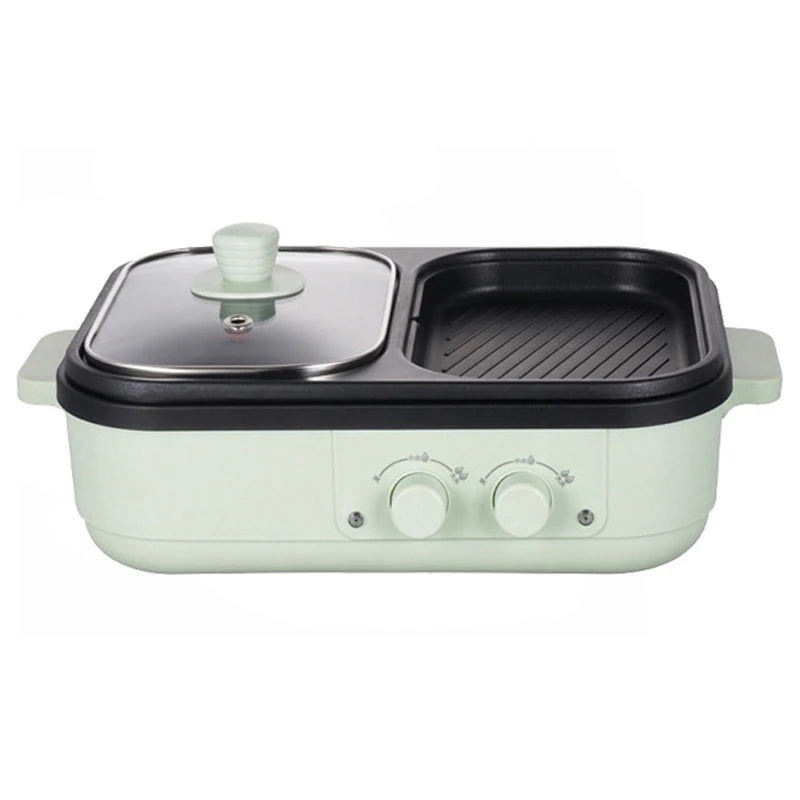 2 in 1 Electric Multi Cooker Shabu Pot and Griddle