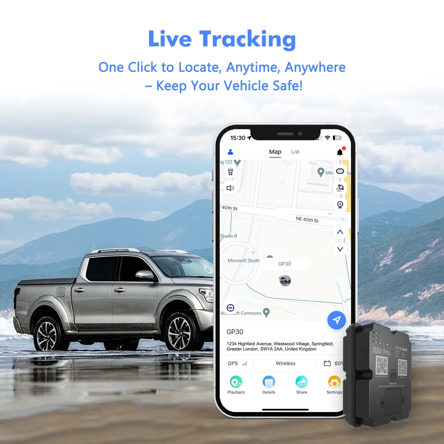 Wholesale Hidden 4G GPS Tracker 5M Accuracy Real Tracking