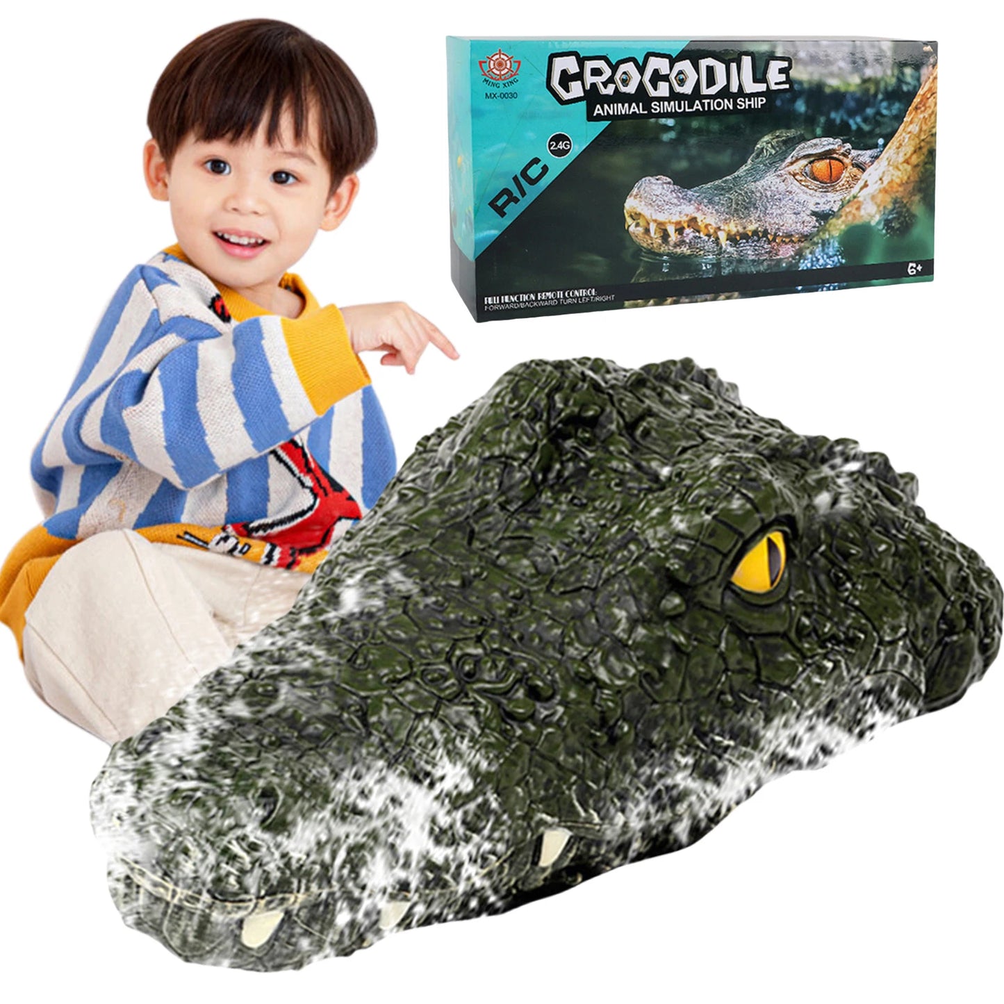 Remote Control Alligator Head Boat 2.4G Crocodile