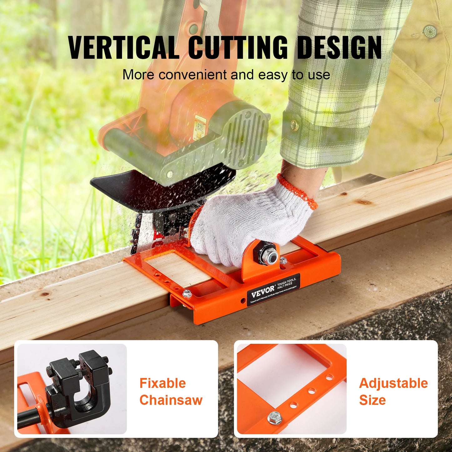 SucceBuy Chainsaw Mill Vertical Lumber Cutting Guide
