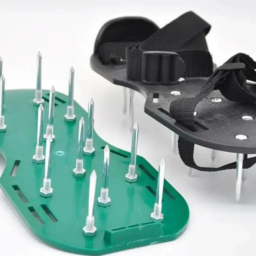 2pcs Universal Lawn Aerator Shoes with Adjustable Strap