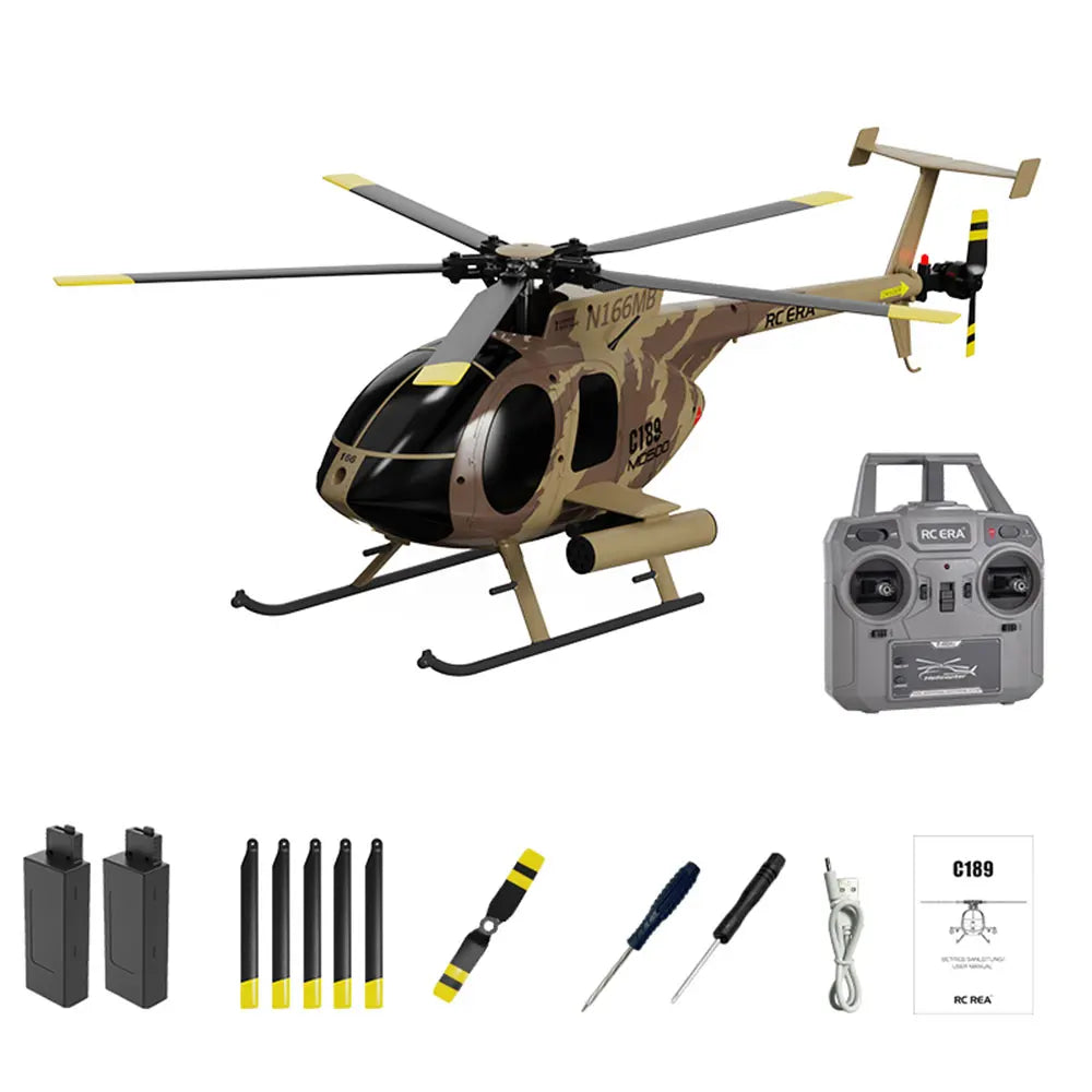 RC Fixed Height Single Blade Flybarless Helicopter