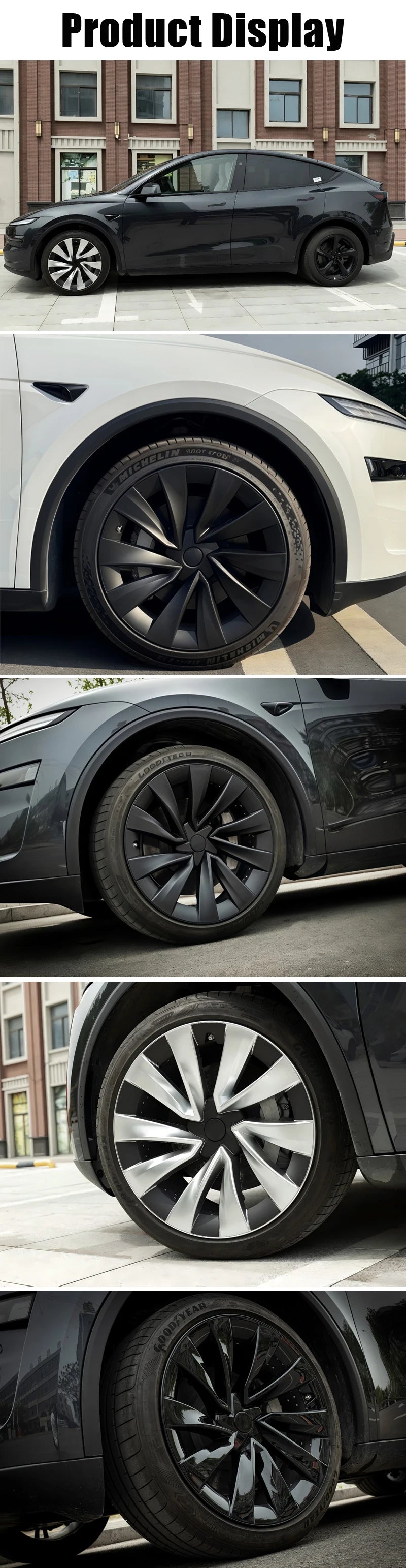 4PCS Wheel Cover 20 Inch for Tesla Model Y