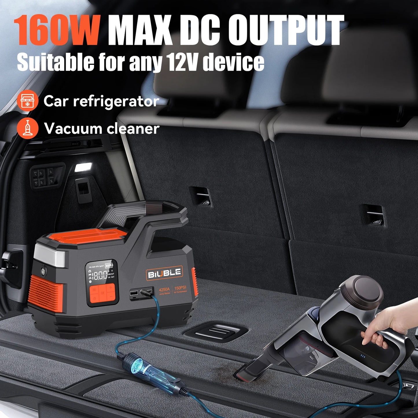26800mAh Car Jump Starter Power Bank Portable