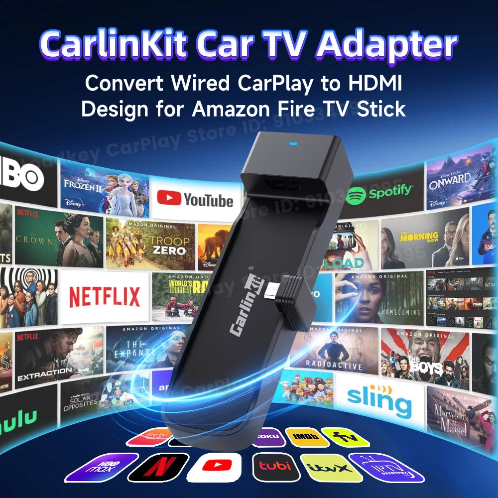 2025 New CarlinKit FireDrive Link For Amazon Fire TV Stick
